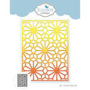 ELIZABETH CRAFT DIE - FLORAL BURST BACKGROUND 1801